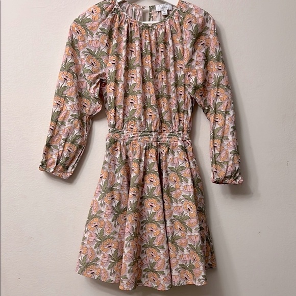 J. Crew Floral Mini Dress - Pink and Green 314 - Picture 4 of 9